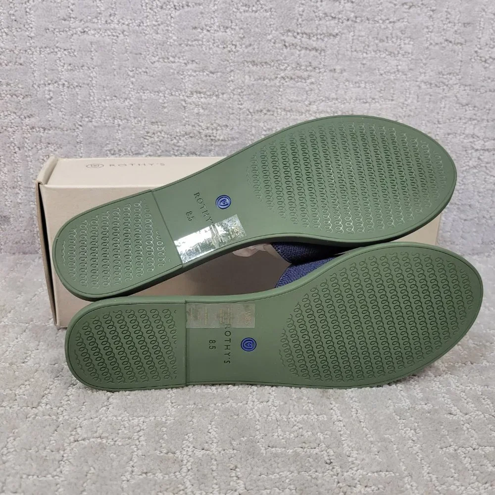 Rothy’s The Slide Maritime Navy Women’s Size 6.5,7.5,8,8.5,9,9.5,10,10.5,11 - Picture 7 of 9